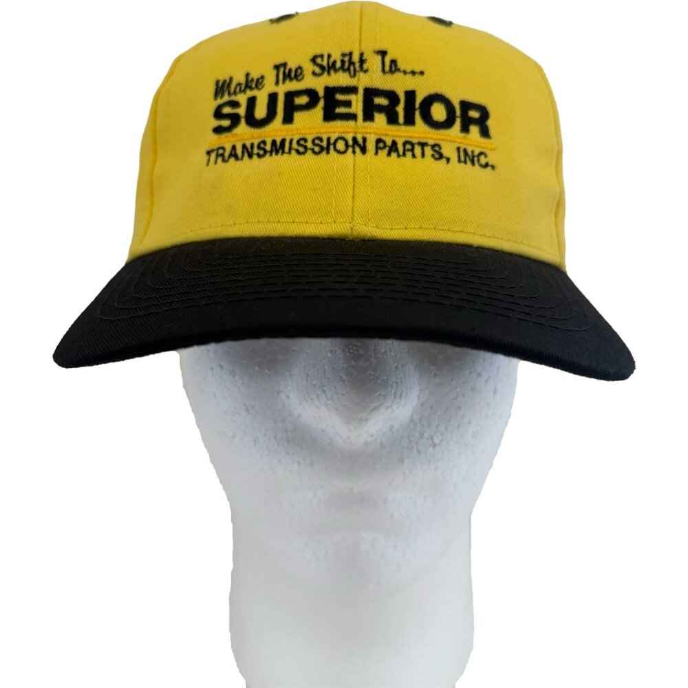 Superior Transmission Parts Otto Snapback Hat Yellow Black